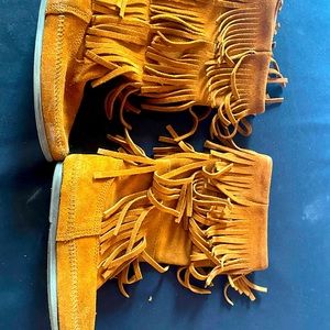 Minnetonka calf boots